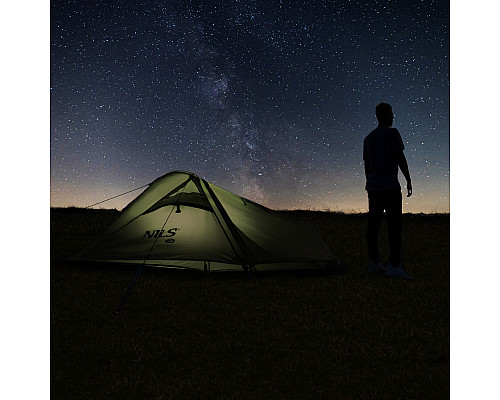 Намет туристичний двомісний NILS CAMP NC2502 ULTRA LIGHT SKYAIR, зелений