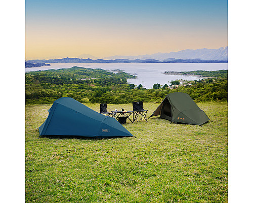 Намет туристичний двомісний NILS CAMP NC2502 ULTRA LIGHT SKYAIR, зелений