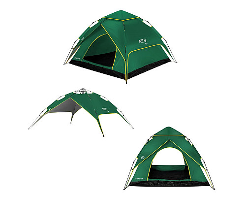 Намет туристичний двомісний NILS CAMP NC4801SHADOW, зелений 