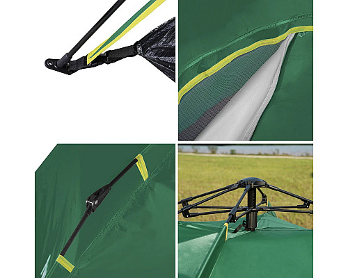 Намет туристичний двомісний NILS CAMP NC4801SHADOW, зелений 