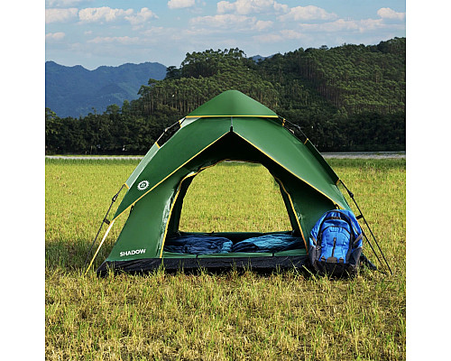 Намет туристичний двомісний NILS CAMP NC4801SHADOW, зелений 