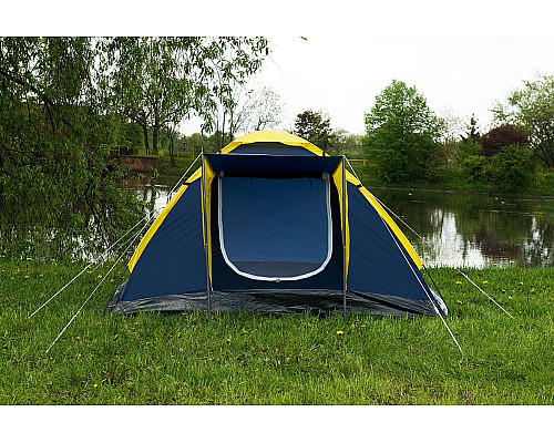 Намет 4-х місна Presto Acamper MONODOME 4 PRO синя - 3000мм. Н2О - 2,8 кг.
