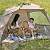 Тент кемпінговий Mobi Garden Zero Beach 155 NX23680017, бежевий