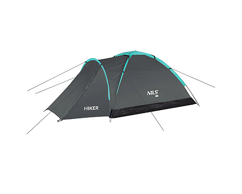 Намет кемпінговий двомісний NILS CAMP NC6010 HIKER, сірий