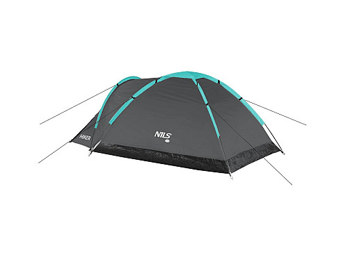 Намет кемпінговий двомісний NILS CAMP NC6010 HIKER, сірий