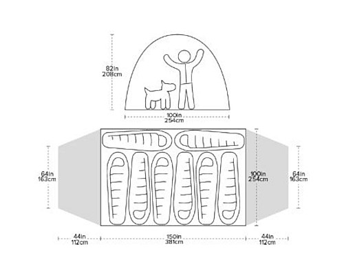 Намет Big Agnes Bunk House 8