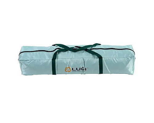 Намет туристичний тримісний LU005BL, 235 х 235 х 155 см з тентом, синій