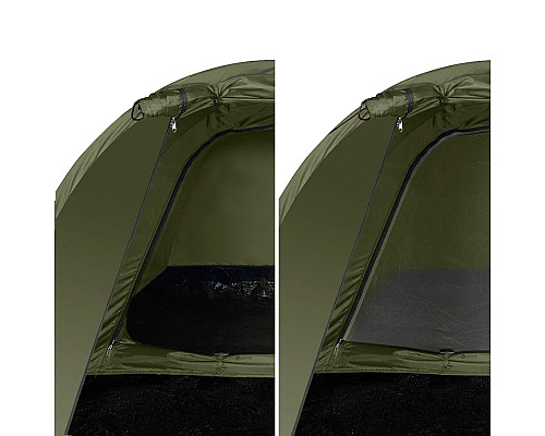Намет туристичний двомісний NILS CAMP NC6010 HIKER, хакі