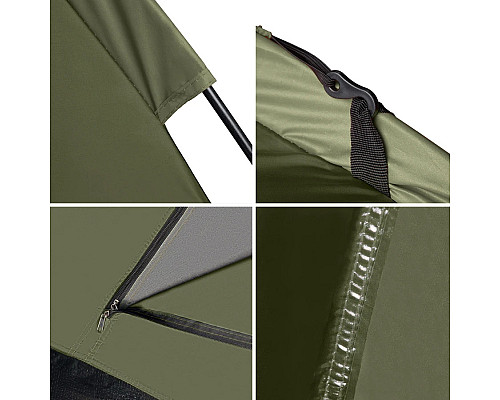 Намет туристичний двомісний NILS CAMP NC6010 HIKER, хакі