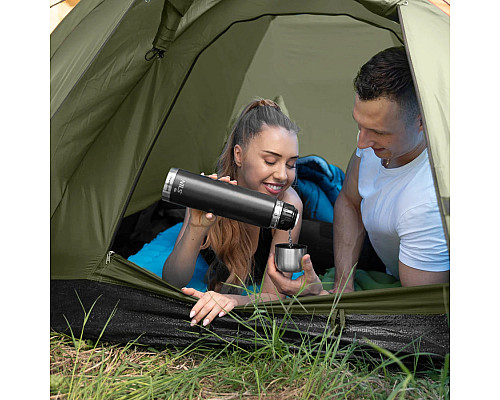 Намет туристичний двомісний NILS CAMP NC6010 HIKER, хакі