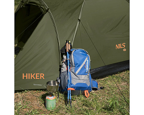 Намет туристичний двомісний NILS CAMP NC6010 HIKER, хакі