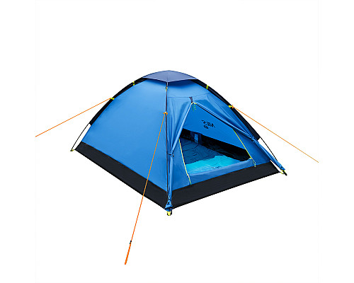 Намет кемпінговий двомісний NILS CAMP NC6033 NIGHTFALL, сіро-блакитний