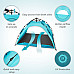 Намет пляжний саморозкладний NILS CAMP NC4802, блакитний