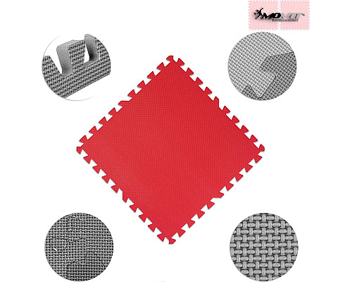Килимок Movit RED PUZZLE 60 x 60 x 1,2 см - червоний