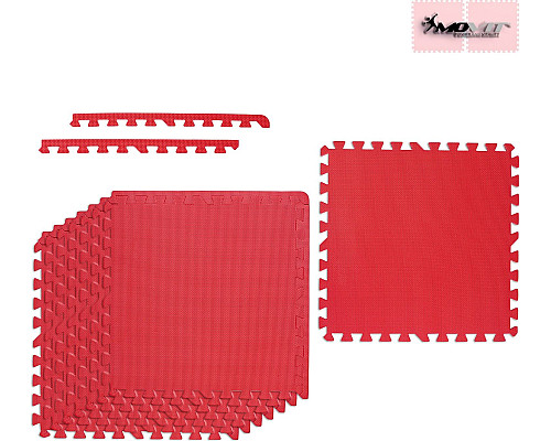 Килимок Movit RED PUZZLE 60 x 60 x 1,2 см - червоний