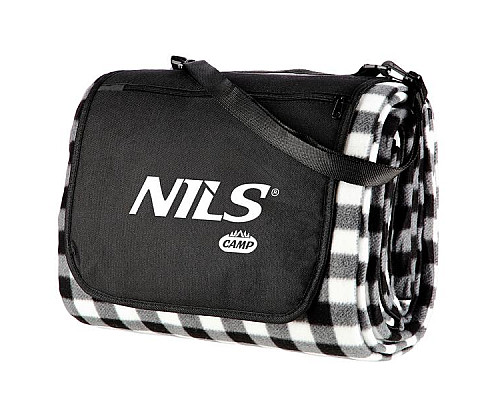 Килимок для пікніка NILS CAMP NC2311 200 x 200 см, чорно-білий