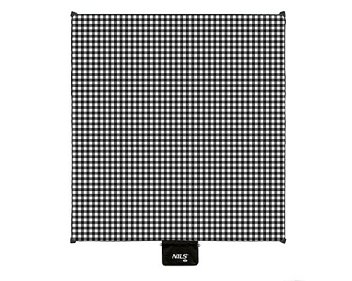 Килимок для пікніка NILS CAMP NC2311 200 x 200 см, чорно-білий