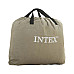 Матрац надувний Intex 64162ND з електронасосом 191x99 см сіро-бежевий