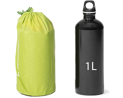 Килимок надувний Exped Ultra 3R LW Mummy 197 х 65 см - зелений