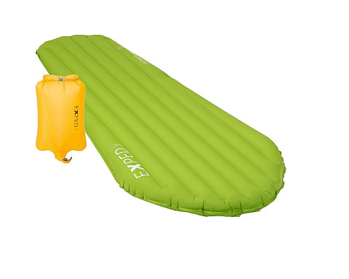 Килимок надувний Exped Ultra 3R LW Mummy 197 х 65 см - зелений