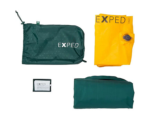 Килимок надувний Exped Dura 5R M, 183 x 52 х 7 cм - бірюзовий
