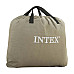 Матрац надувний Intex 64136 з вбудованим електронасосом 203x152 см, сірий