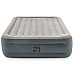 Матрац надувний Intex 64126 з вбудованим електронасосом 203x152x46 см, сірий
