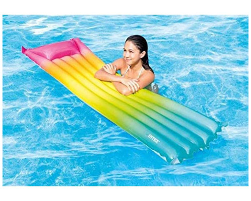 Матрац надувний для плавання Intex 58721 Веселка, 183 x 69 x 15 см