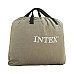 Матрац надувний Intex 64414ND з вбудованим електронасосом 203x152 см, чорно-сірий