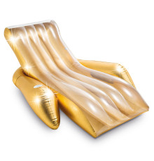 Надуване крісло Intex 56803 (175 x 119 x 61см) золоті