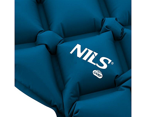 Килимок надувний NILS CAMP NC4006, 190 х 58 х 5 см - синій