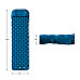 Килимок надувний NILS CAMP NC4006, 190 х 58 х 5 см - синій