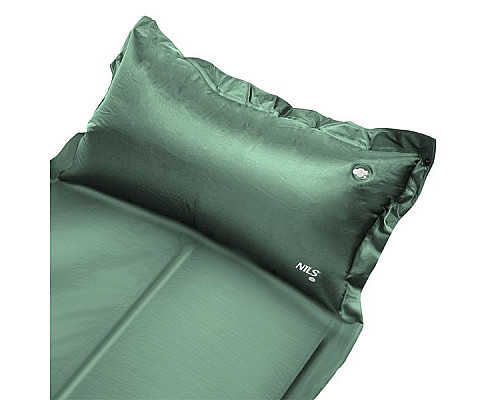 Килимок самонадувний NILS CAMP NC4008, 188 х 57 х 2,5 см - зелений