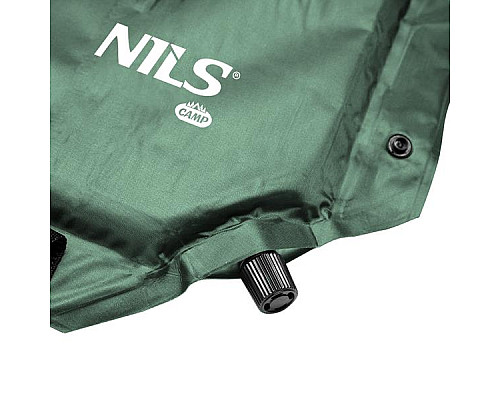 Килимок самонадувний NILS CAMP NC4008, 188 х 57 х 2,5 см - зелений