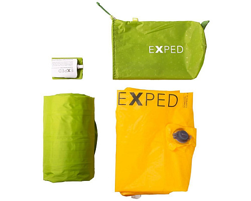 Килимок надувний Exped Ultra 5R MW Mummy, 183 х 65 см - зелений