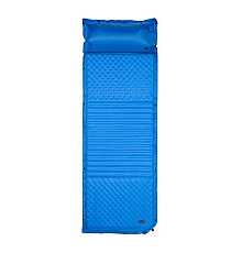 Килимок самонадувний з подушкою NILS CAMP NC4001, 190 х 63 х 3,8 см, блакитний
