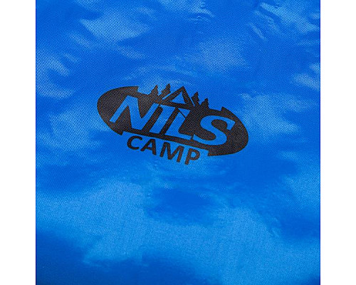 Килимок самонадувний з подушкою NILS CAMP NC4001, 190 х 63 х 3,8 см, блакитний