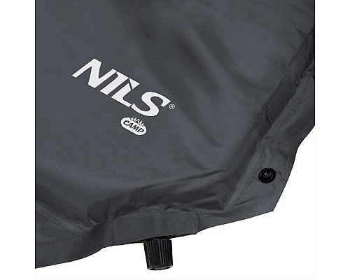 Килимок самонадувний NILS CAMP NC4018, 188 х 66 х 3,5 см - темно-сірий