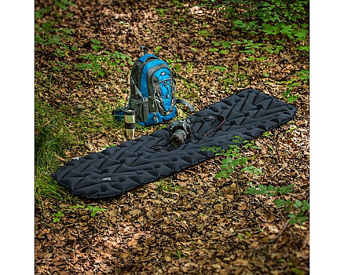 Килимок надувний NILS CAMP NC4005, 193 х 56 х 5,5 см - темно-сірий