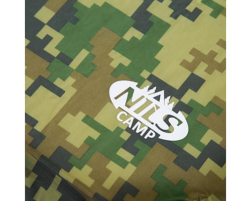 Килимок самонадувний NILS CAMP NC4050, 185 х 65 х 5 см, камуфляжний
