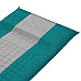 Килимок самонадувний NILS CAMP NC4340, 195 х 160 х 5 см - сіро-бірюзовий