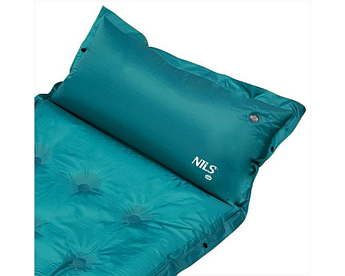 Килимок самонадувний NILS CAMP NC4018, 188 х 66 х 3,5 см - бірюзовий