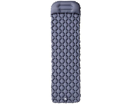 Килимок з насосом NILS CAMP NC4006, 190 х 58 х 5 см - сірий
