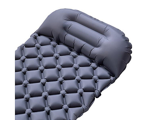 Килимок з насосом NILS CAMP NC4006, 190 х 58 х 5 см - сірий