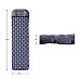 Килимок з насосом NILS CAMP NC4006, 190 х 58 х 5 см - сірий