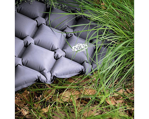 Килимок з насосом NILS CAMP NC4006, 190 х 58 х 5 см - сірий