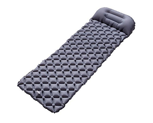 Килимок з насосом NILS CAMP NC4006, 190 х 58 х 5 см - сірий