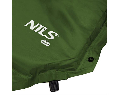 Килимок самонадувний NILS CAMP NC4018, 188 х 66 х 3,5 см - темно-зелений