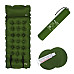 Килимок самонадувний NILS CAMP NC4018, 188 х 66 х 3,5 см - темно-зелений