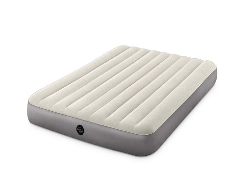 Матрац надувний Intex 64103 203x152x25 см, сірий